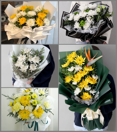 河北秦皇岛卢龙县刘田各庄镇白事花束代送